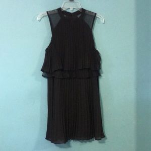BCBGneration Sheer Polkadot Pleats DressNWT $8Firm